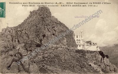 Carte postale ancienne Sainte-Agnès