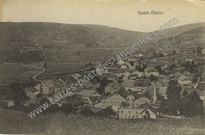 Carte postale ancienne Saint-Blaise