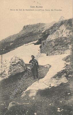 Carte postale ancienne Saint-Dalmas-le-Selvage