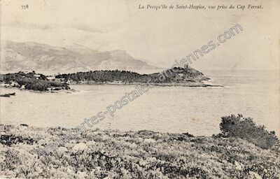 Carte postale ancienne Saint Hospice — Saint-Jean-Cap-Ferrat (Alpes-Maritimes)