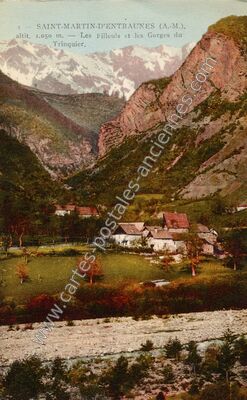 Carte postale ancienne Saint-Martin-d'Entraunes