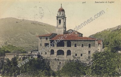 Carte postale ancienne Laghet — La Trinité (Alpes-Maritimes)