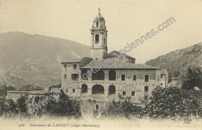 Carte postale ancienne Laghet — La Trinité (Alpes-Maritimes)