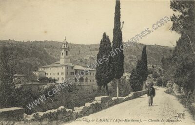 Carte postale ancienne Laghet — La Trinité (Alpes-Maritimes)