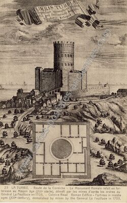 Carte postale ancienne Turris Turbiae — La Turbie (Alpes-Maritimes)