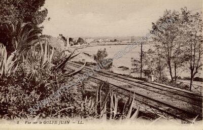 Carte postale ancienne Golfe Juan — Vallauris (Alpes-Maritimes)