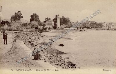 Carte postale ancienne Golfe Juan — Vallauris (Alpes-Maritimes)