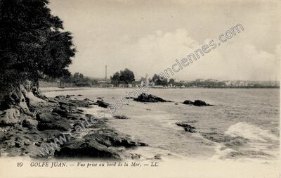Carte postale ancienne Golfe Juan — Vallauris (Alpes-Maritimes)