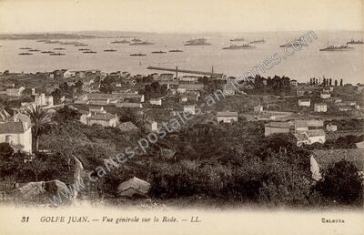 Carte postale ancienne Golfe Juan — Vallauris (Alpes-Maritimes)