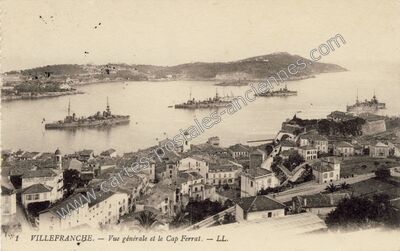 Carte postale ancienne Villefranche — Villefranche-sur-Mer (Alpes-Maritimes)