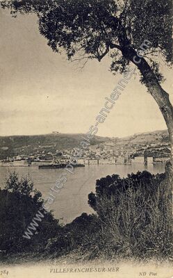 Carte postale ancienne Villefranche sur Mer — Villefranche-sur-Mer (Alpes-Maritimes)
