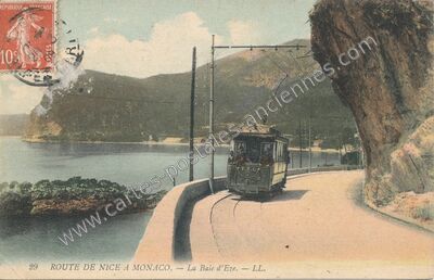 Carte postale ancienne Baie d'Eze — Èze (Alpes-Maritimes)