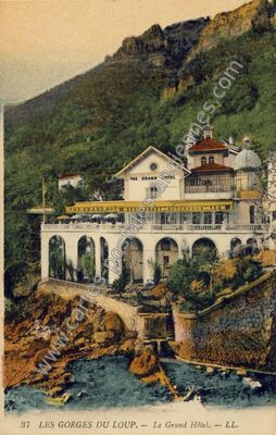 Carte postale ancienne Gorges du Loup — Le Bar-sur-Loup (Alpes-Maritimes)