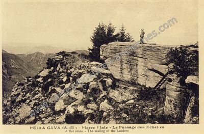 Carte postale ancienne Peira Cava — Lucéram (Alpes-Maritimes)