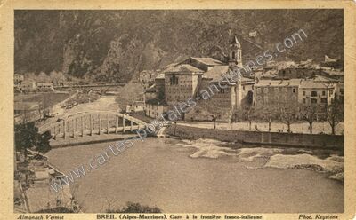 Carte postale ancienne Breil — Breil-sur-Roya (Alpes-Maritimes)