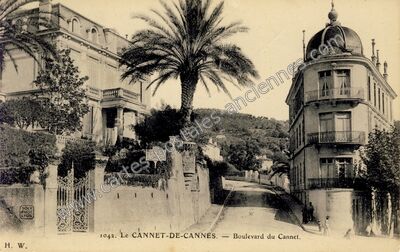 Carte postale ancienne Boulevard du Cannet — Le Cannet (Alpes-Maritimes)