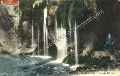 Carte postale ancienne Saut du Loup — Courmes (Alpes-Maritimes)