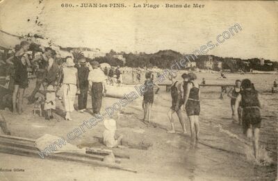 Carte postale ancienne Juan les Pins — Juan les Pins (Alpes-Maritimes)