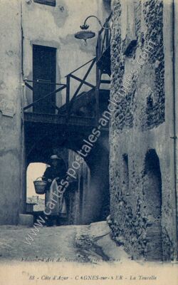Carte postale ancienne La Tourelle — Cagnes-sur-Mer (Alpes-Maritimes)
