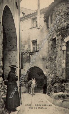 Carte postale ancienne Roquebrune — Roquebrune-Cap-Martin (Alpes-Maritimes)