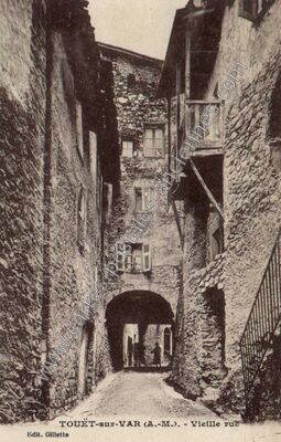 Carte postale ancienne Touët-sur-Var