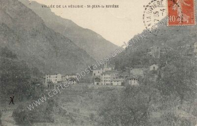 Carte postale ancienne St Jean la Riviere — Utelle (Alpes-Maritimes)