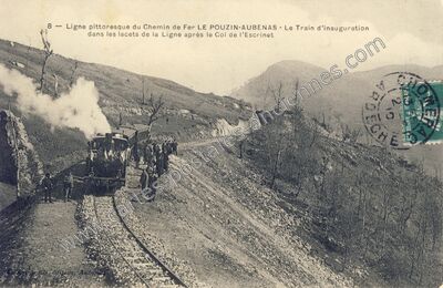 Carte postale ancienne Col de l'Escrinet — Non Localisée (Ardèche)