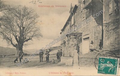 Carte postale ancienne Environs de Vernoux — Chalencon (Ardèche)