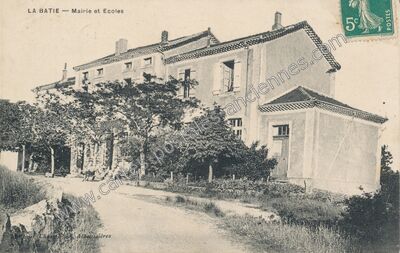Carte postale ancienne La Batie — Champis (Ardèche)