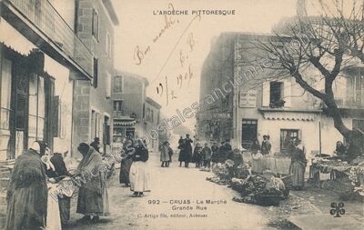 Carte postale ancienne L'Ardèche Pittoresque — Cruas (Ardèche)
