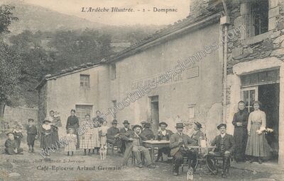Carte postale ancienne L'Ardèche Illustrée. - 2 — Dompnac (Ardèche)