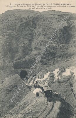 Carte postale ancienne Col de l'Escrinet — Gourdon (Ardèche)