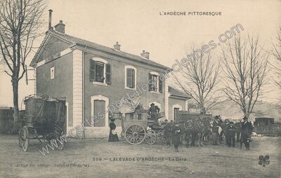 Carte postale ancienne Lalevade d'Ardeche — Lalevade-d'Ardèche (Ardèche)