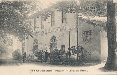 Carte postale ancienne Neyrac les Bains — Meyras (Ardèche)