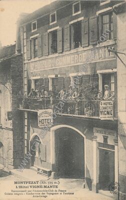 Carte postale ancienne Montpezat — Montpezat-sous-Bauzon (Ardèche)