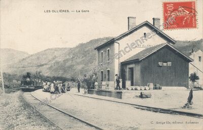 Carte postale ancienne Les Ollieres — Les Ollières-sur-Eyrieux (Ardèche)