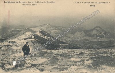 Carte postale ancienne Le Mezenc — La Rochette (Ardèche)