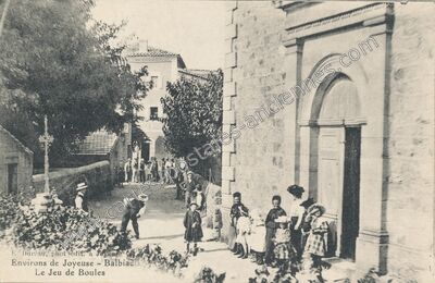 Carte postale ancienne Balbiac — Rosières (Ardèche)