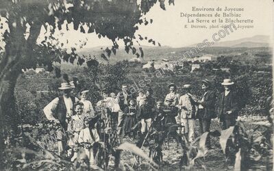 Carte postale ancienne Balbiac — Rosières (Ardèche)