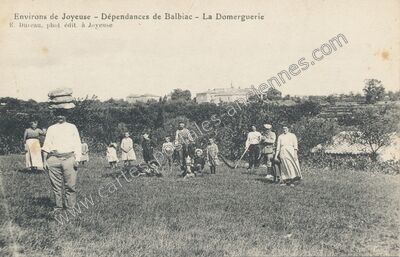 Carte postale ancienne La Domerguerie — Rosières (Ardèche)