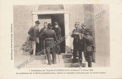 Carte postale ancienne Auriolles — Saint-Alban-Auriolles (Ardèche)