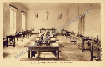 Carte postale ancienne Notre Dame des Neiges — Saint-Laurent-les-Bains (Ardèche)
