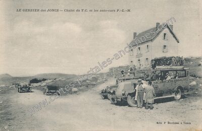 Carte postale ancienne Mont Gerbier des Joncs — Saint-Martial (Ardèche)