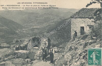 Carte postale ancienne Roche Bonne — Saint-Martin-de-Valamas (Ardèche)