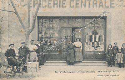Carte postale ancienne La Violette — Le Teil (Ardèche)