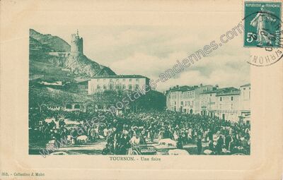 Carte postale ancienne Tournon — Tournon-sur-Rhône (Ardèche)