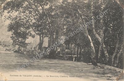 Carte postale ancienne La Rouviere — Vallon-Pont-d'Arc (Ardèche)