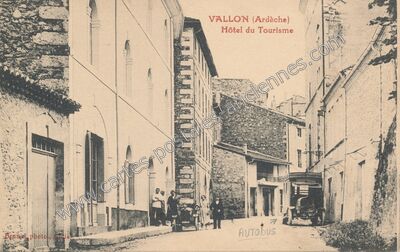 Carte postale ancienne Vallon — Vallon-Pont-d'Arc (Ardèche)