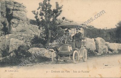 Carte postale ancienne Bois de Paiolive — Les Vans (Ardèche)