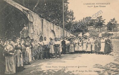 Carte postale ancienne Les Vans — Les Vans (Ardèche)
